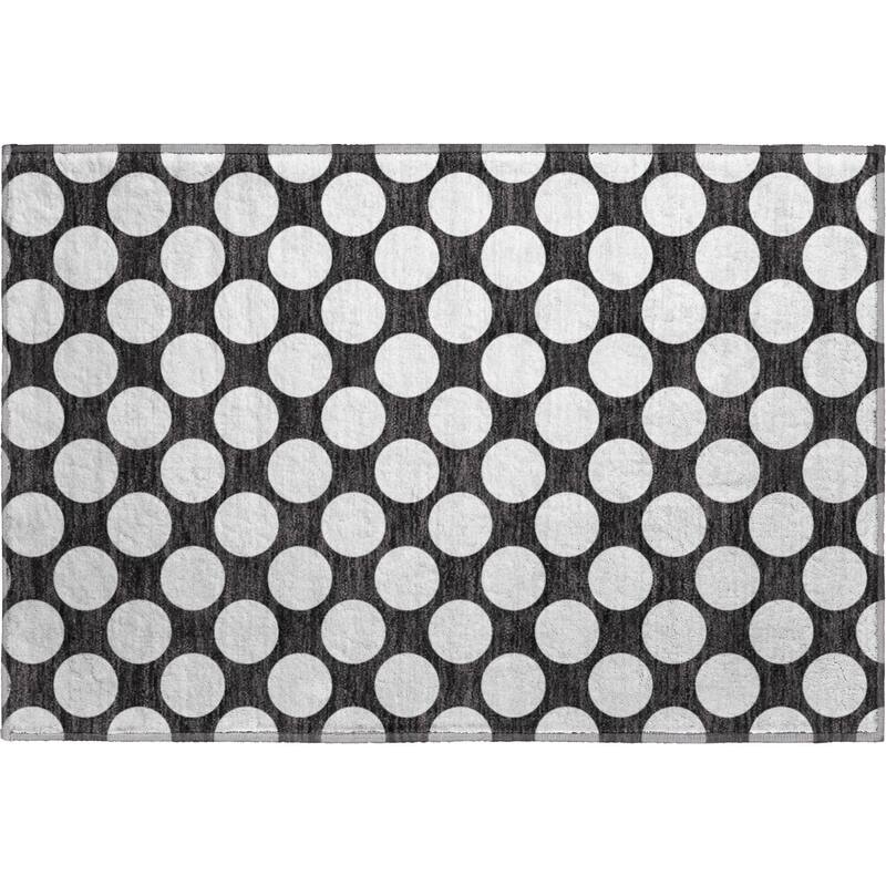 Premium Washable Super Soft Modern Polka Dots Mayfield Rug