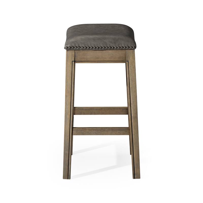 Maven Lane Adrien Saddle Kitchen Dining Stool