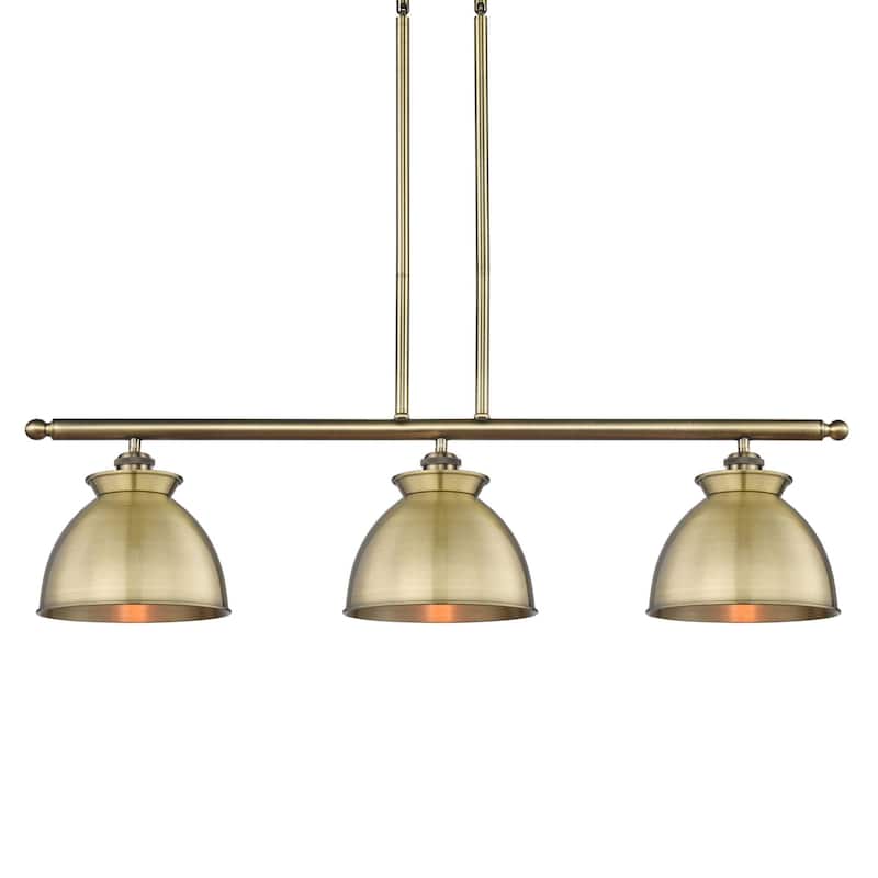 Innovations Lighting 516-3I-11-36 Adirondack Linear Adirondack 3 Light - Antique Brass