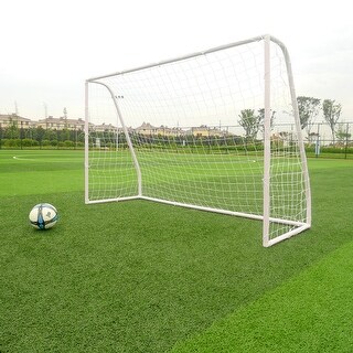 8' x 5' x 2.7' Portable Soccer Goal, Lightweight Professional Football Practice Training Aid Post Net