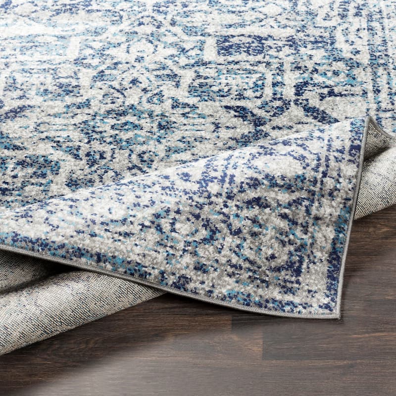 Livabliss Vintage Monte Carlo Medallion Area Rug