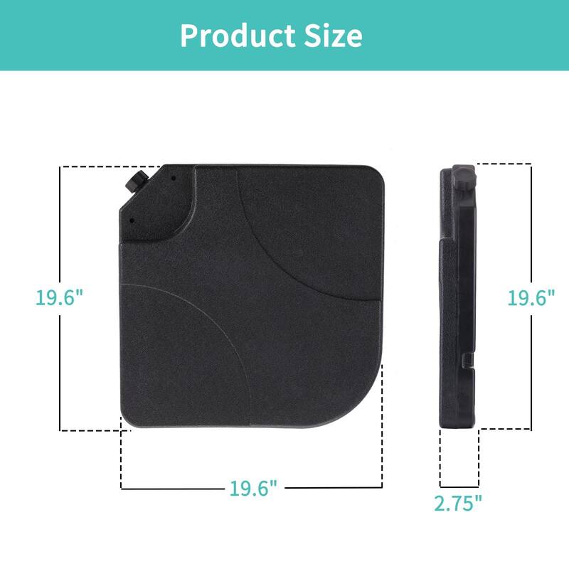Autlaycil 4 PlateOutdoor Patio Cantilever Umbrella Base Weights