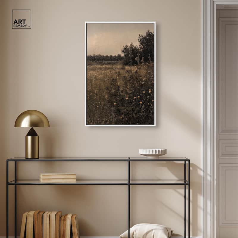 Vintage Meadow Canvas by Art Remedy