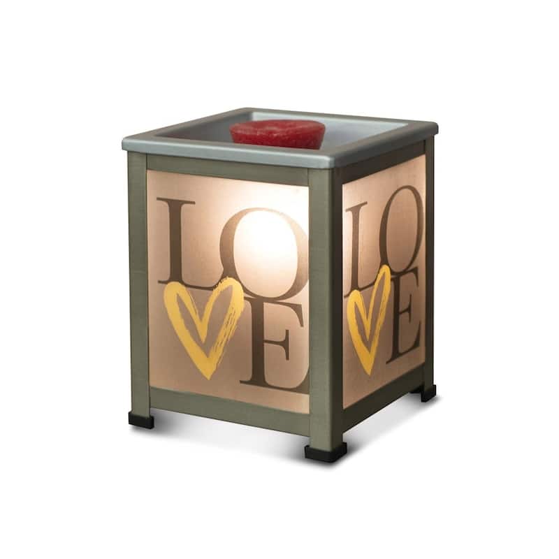 Curata Love Glass Lantern Fragrance Warmer