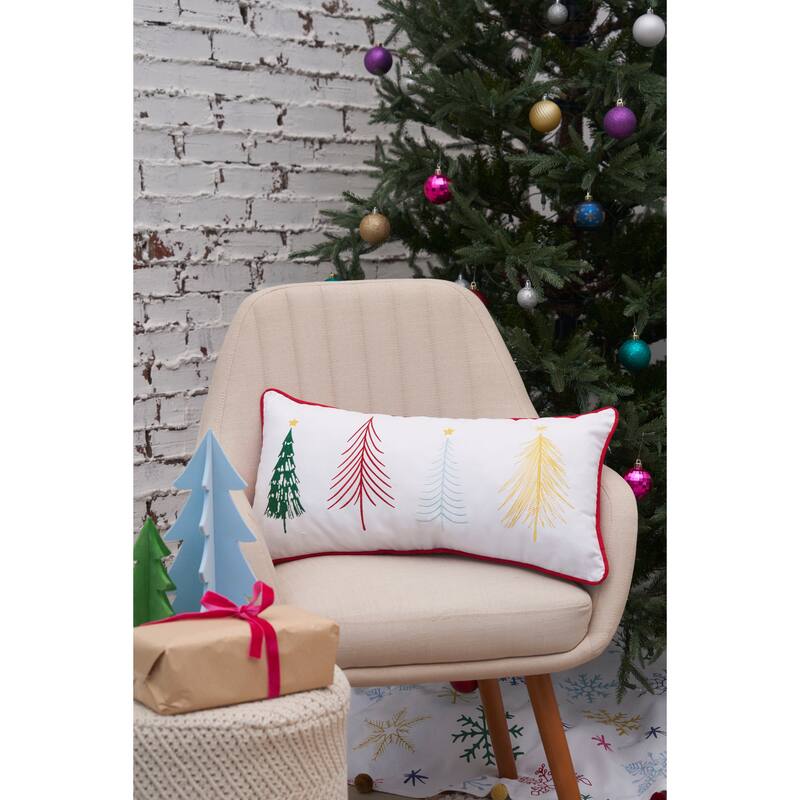 Colorful Trees Pillow
