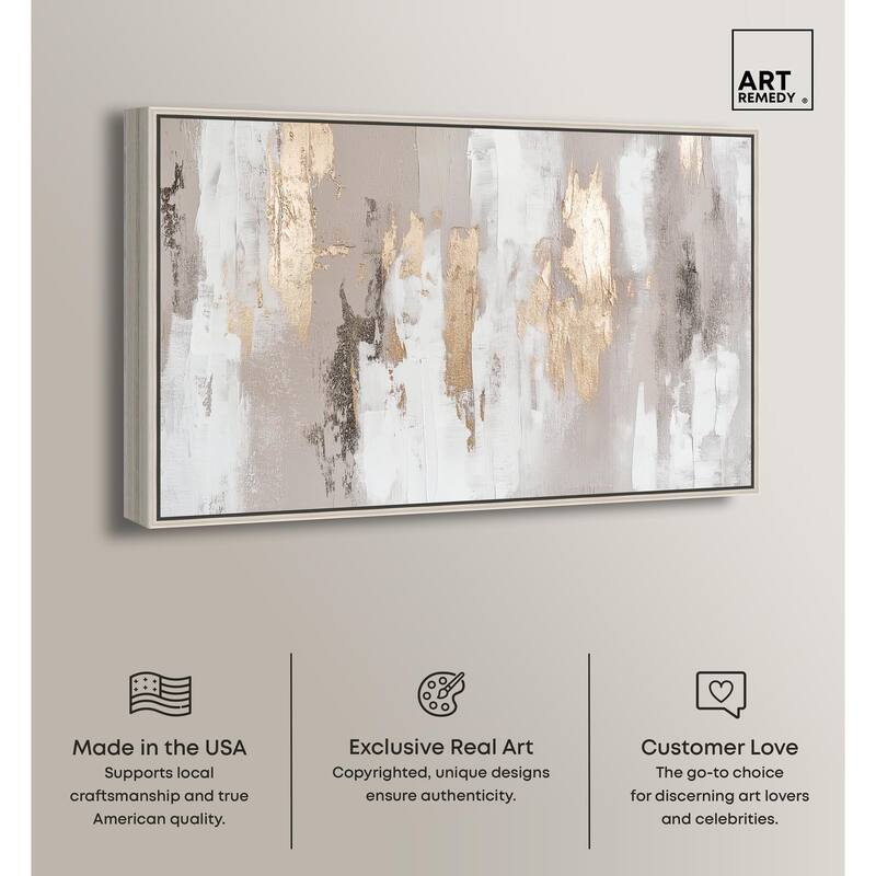 Gilded Brilliance I Canvas by Art Remedy