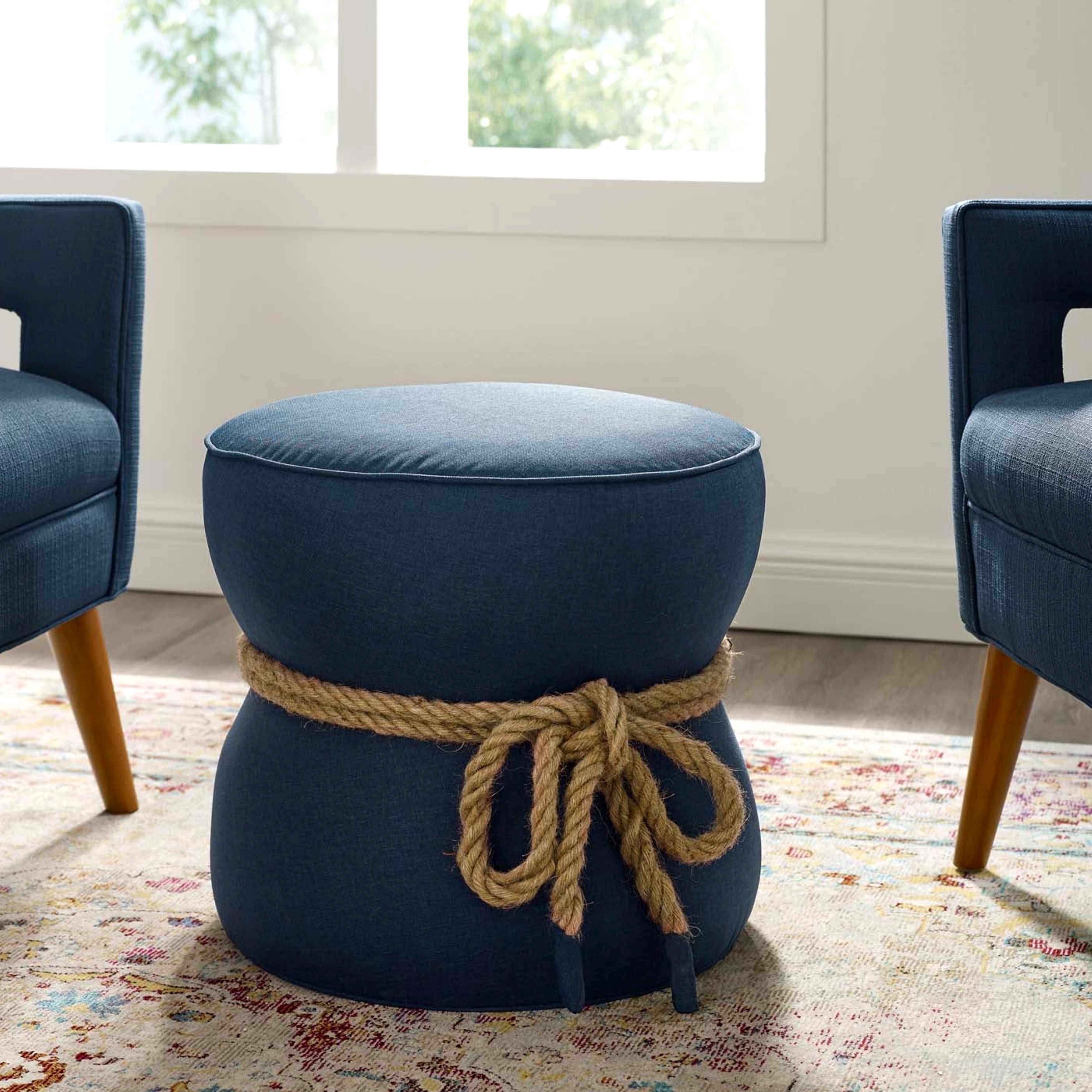 Nautical ottoman 2025 with storage