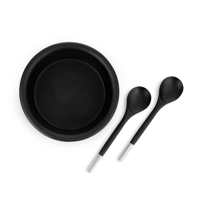 Nambe Braid Round Bowl with Servers