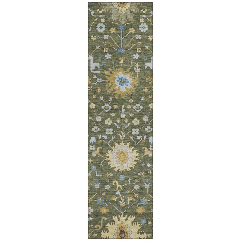 Machine Washable Indoor/ Outdoor Global Dillon Chantille Rug