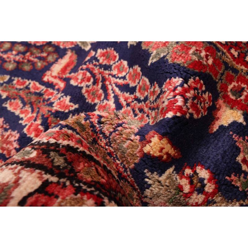 ECARPETGALLERY Hand-knotted Anadol Navy Wool Rug - 3'1 x 13'5