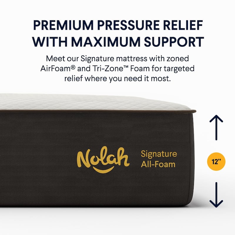 Nolah Signature Foam Mattress with Cooling Pillow Top