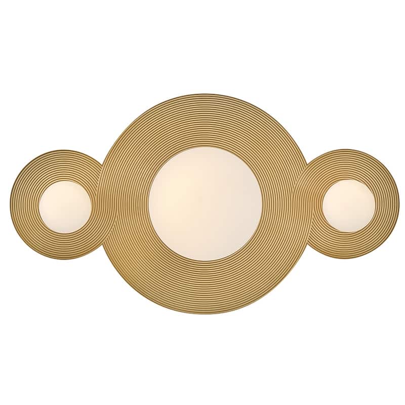 Hinkley Lighting 55250 Rhea 3 Light 10" Wide LED Vanity Strip with - Heritage Brass