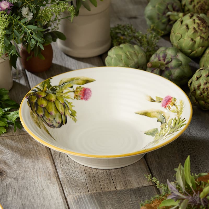 Certified International Verdura Pasta Bowl 13" x 3.25",108 oz. - 13'' W x 13'' D x 3.25'' H