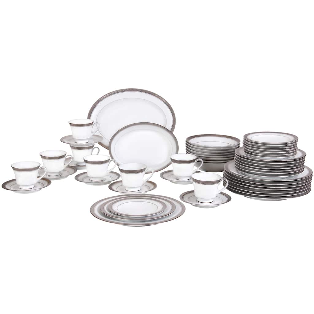 Noritake Crestwood 50-Piece Dinnerware Set, Service For 8
