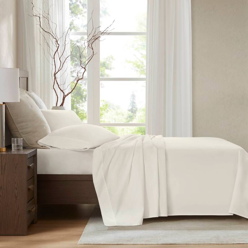 Harbor House 100% Egyptian Cotton Sateen Sheet Set - Ivory - Split King