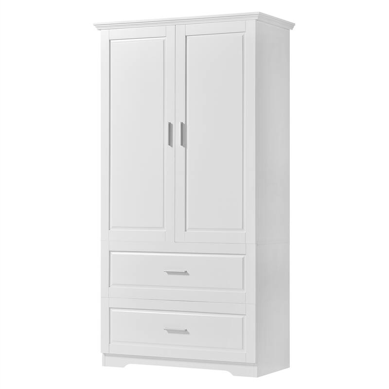 Modern Wooden Bathroom Linen Cabinet