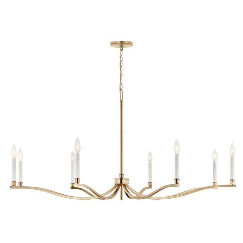 Kichler 52697 Malene 8 Light 52" Wide Taper Candle Style Chandelier