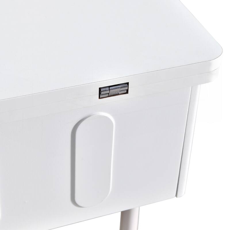 Modern Space Saving Center Table with Foldable Top