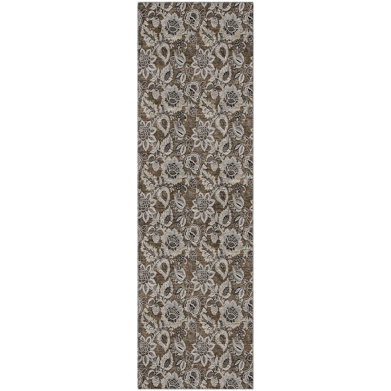 Premium Washable Super Soft Floral Mayfield Rug