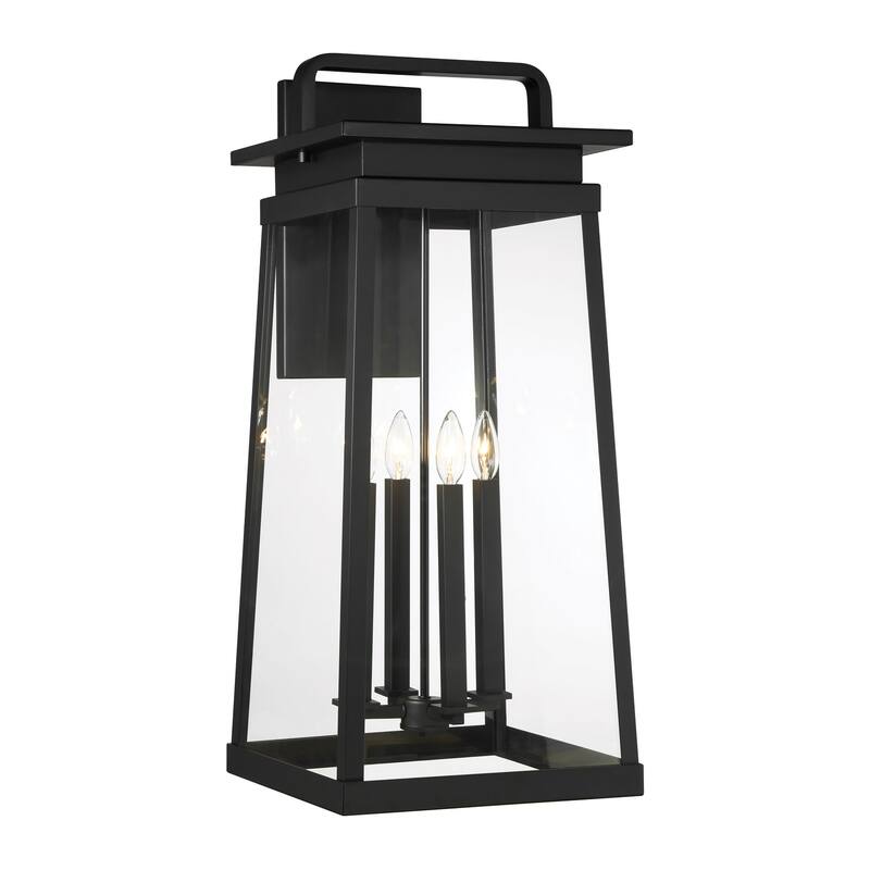 The Great Outdoors 73215 Isla Vista 4 Light 30" Tall Outdoor Wall - Coal