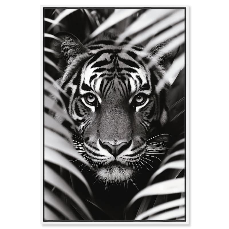 Hunter's Eyes Canvas by Art Remedy - 20" x 30" - White