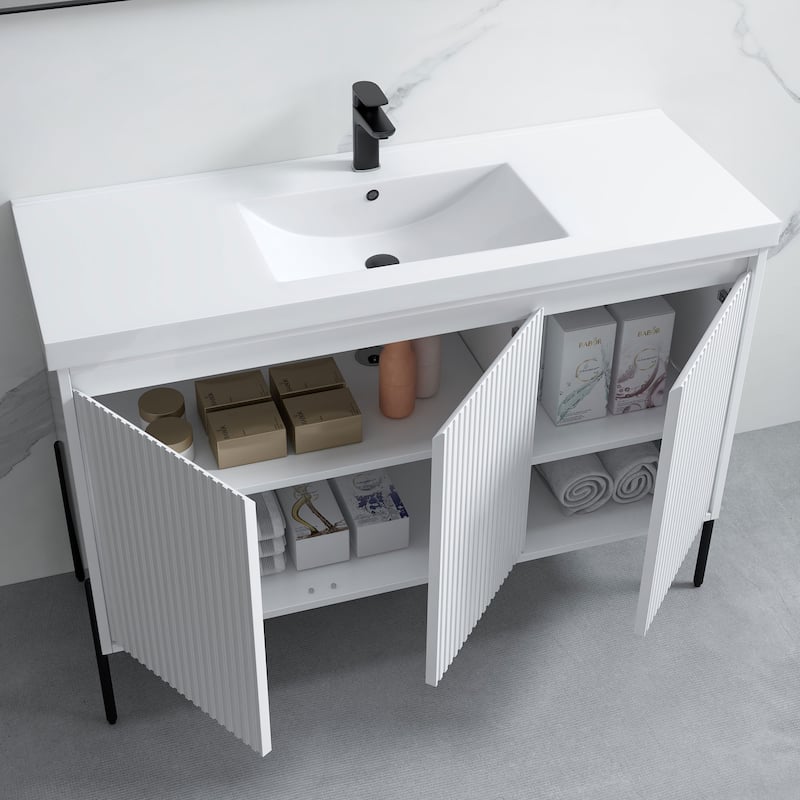 Ripple 48" Single Bathroom Vanity Kit (Assembly Required)