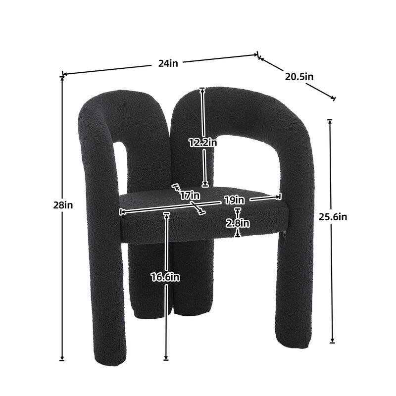 Contemporary Velvet Fabric Upholstered Accent/Dining Chair /Barrel Side Chairs Kitchen Armchair for Living Room set of 2