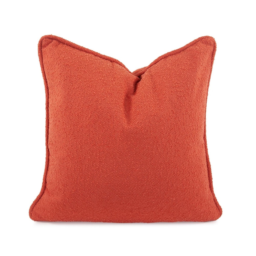 Allan Andrews Indoor/Outdoor 20" Square Textured Accent Pillow with Cover, Alicante Collection