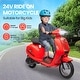 preview thumbnail 12 of 23, Electric Motorcycle for Big Kids, 24V 350W Kids Ride on Moped