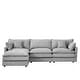 preview thumbnail 7 of 13, 3-Seater Comfy Cloud Couches with Movable Ottoman