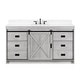 preview thumbnail 53 of 165, Sudio Design Bathroom Vanity Rafter Collection 60" Single Sink - White Wash