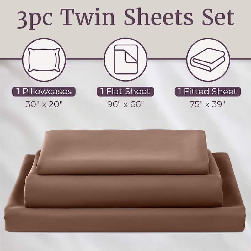 Wrinkle Resistant Brushed Microfiber Sheet Set by Windsor Home