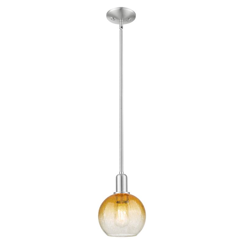 Innovations Lighting Downtown Urban - Brookhaven Globe - 1 Light 8" Stem Hung Mini Pendant