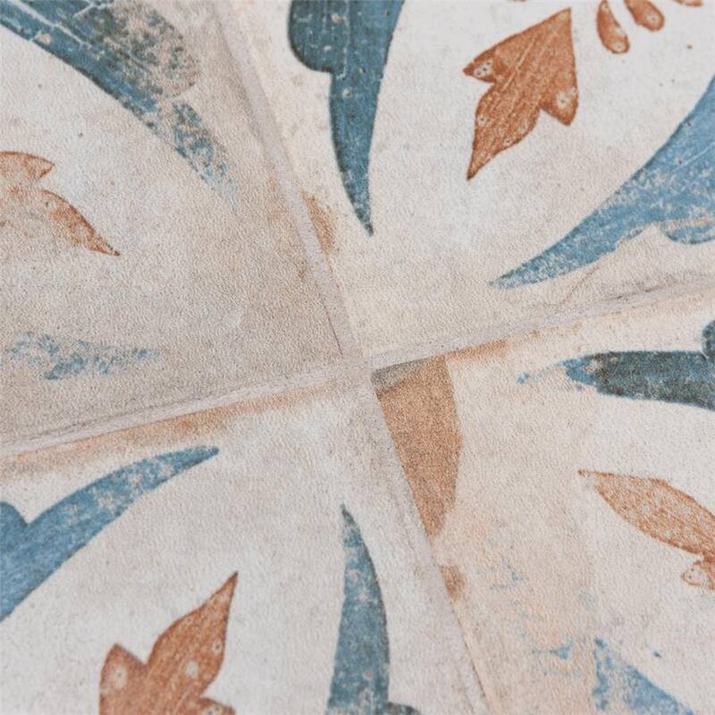Merola Tile Kings Root Petal 17-5/8" x 17-5/8" Ceramic Floor and Wall Tile