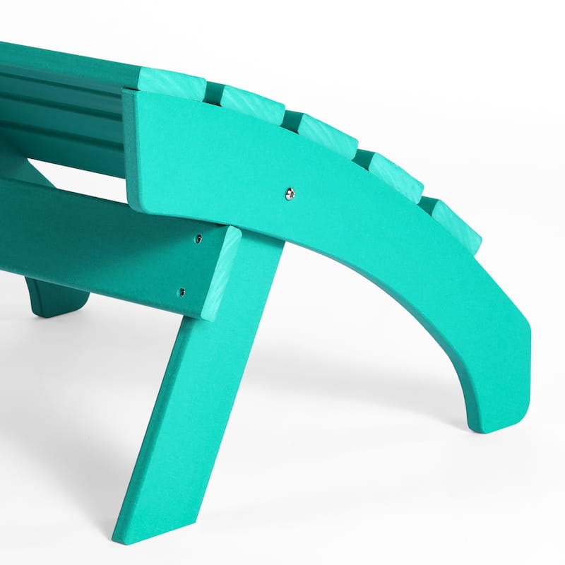 Polytrends Altura Outdoor Adirondack Folding Ottoman