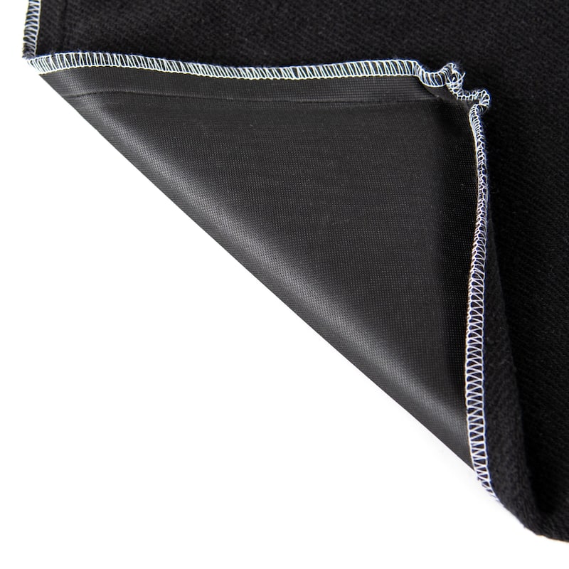 Rizzy Home Vegan Leather Stitched Throw Pillow, 20x20