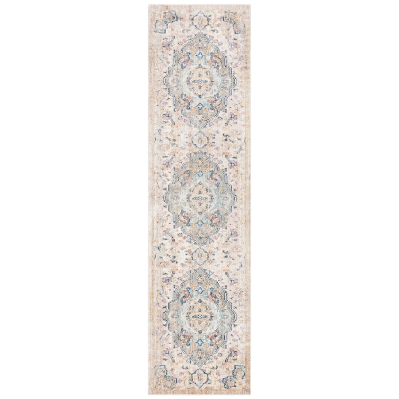 SAFAVIEH Illusion Tricia Vintage Boho Oriental Viscose Medallion Rug
