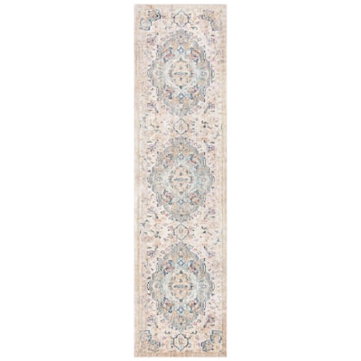 SAFAVIEH Illusion Tricia Vintage Boho Oriental Viscose Medallion Rug
