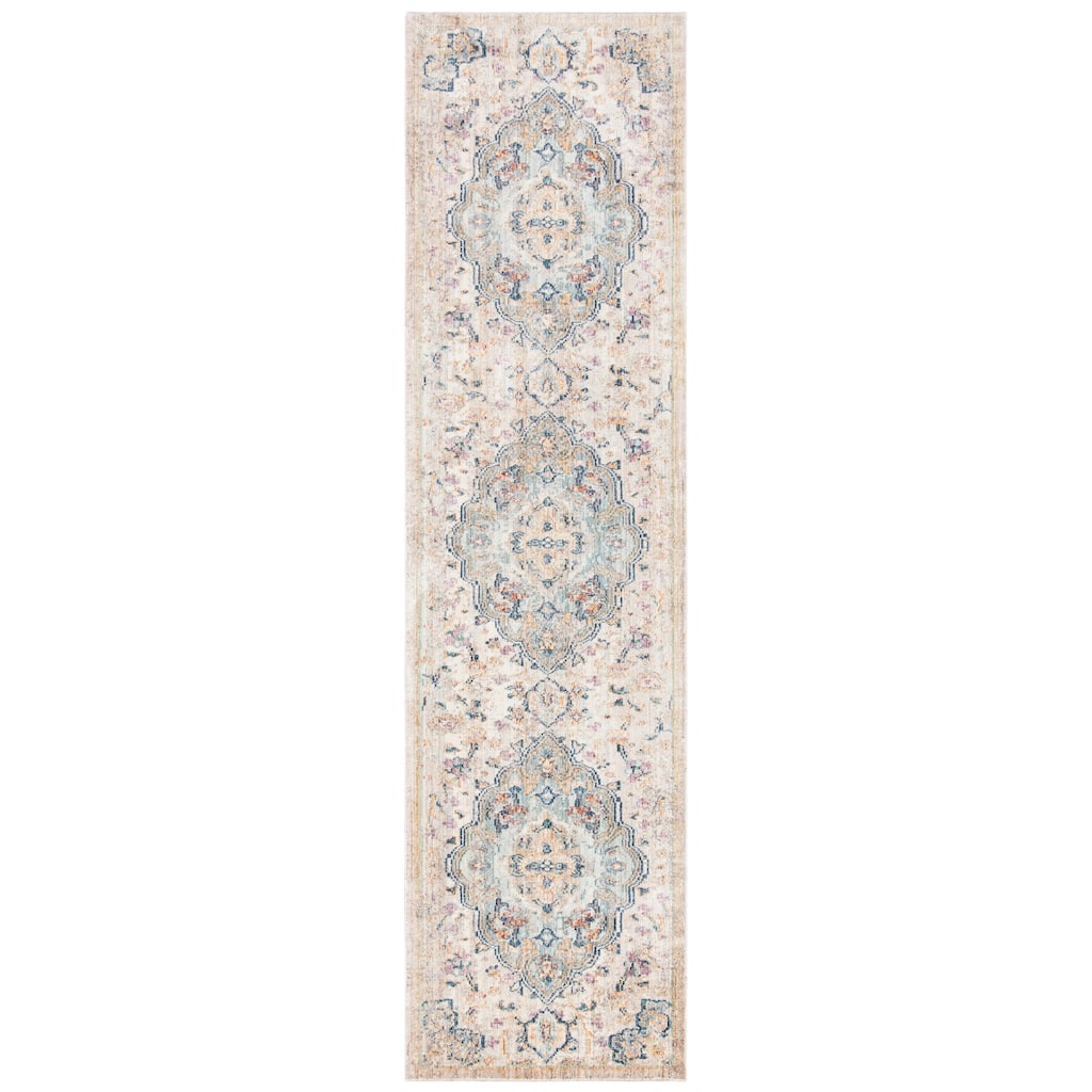 SAFAVIEH Illusion Tricia Vintage Boho Oriental Viscose Medallion Rug