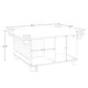 preview thumbnail 2 of 5, RiverRidge Kids Desk and Art Activity Table with 4 Storage Cubbies and 4 Removable Storage Cups - White