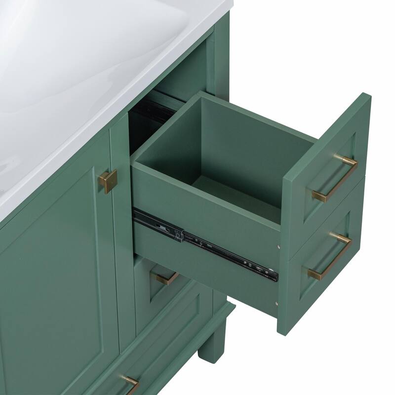 30" Modern Bathroom Vanity with Sink, Storage Cabinet