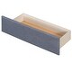 preview thumbnail 7 of 14, L-Shaped Twin Platform Bed with Trundle, Drawers, and Desk, Solid Wood Frame, Grey