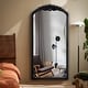 preview thumbnail 13 of 66, Arched Full-Length Solid Wood Carving Floor Mirror