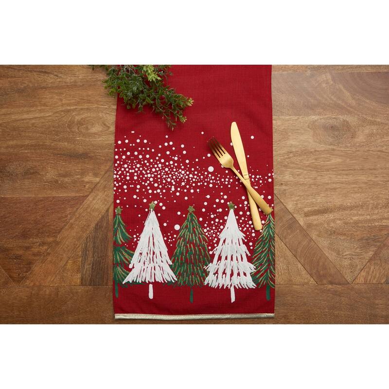 13.5" x 72" Snowy Trees Runner - 13.5" x 72"