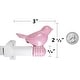 preview thumbnail 20 of 56, Cute Bird Finial Adjustable Decorative Designer Curtain Rod