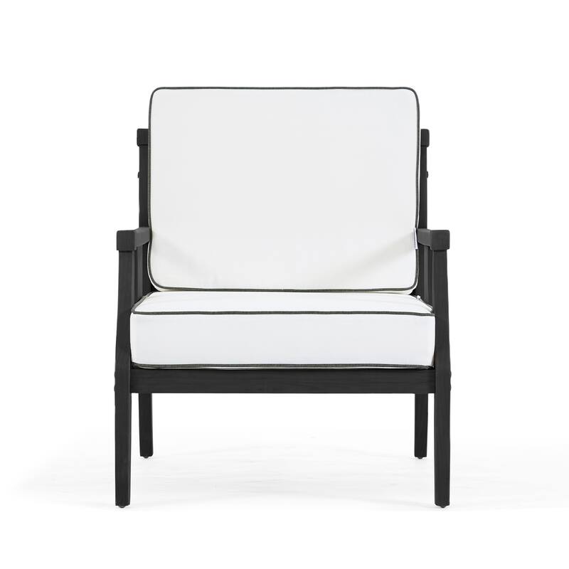 2 Set Outdoor Patio Club Chair with Cushion Patio Arm Lounge Chair