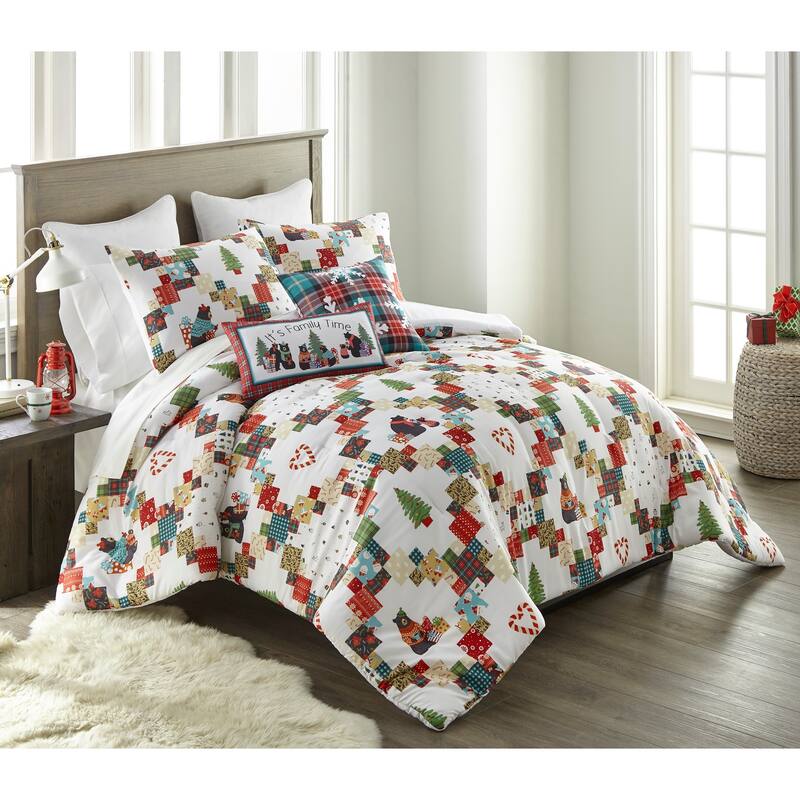 Your Lifestyle by Donna Sharp Holiday Love Comforter Collection - Queen