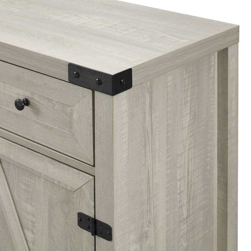 Middlebrook 30-inch Rustic Barn Door Accent Cabinet