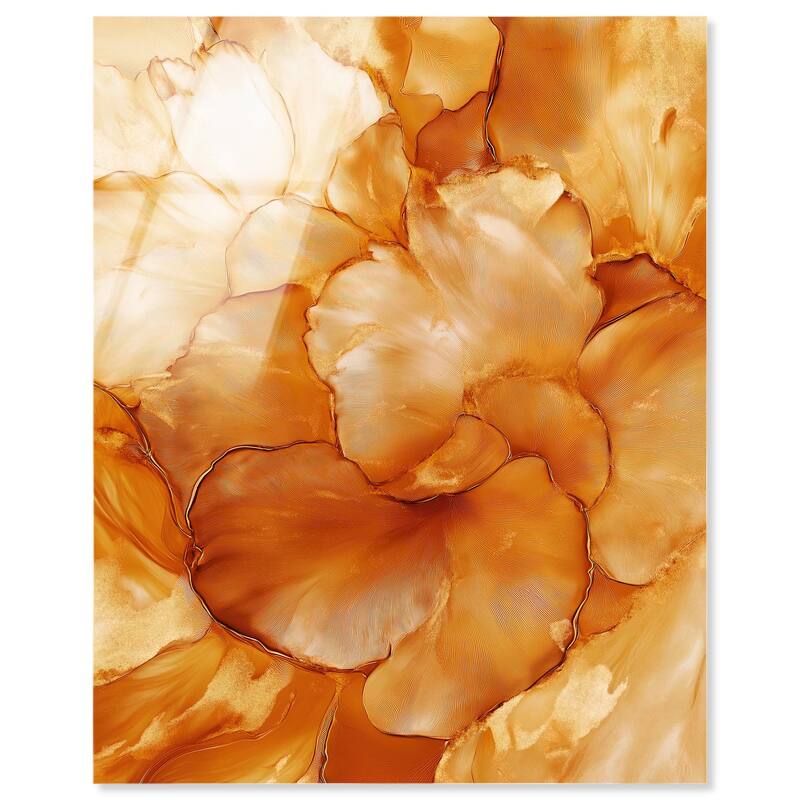 Sunlit Bloom II Acrylic by Art Remedy, Ready to Hang - 36" x 45"