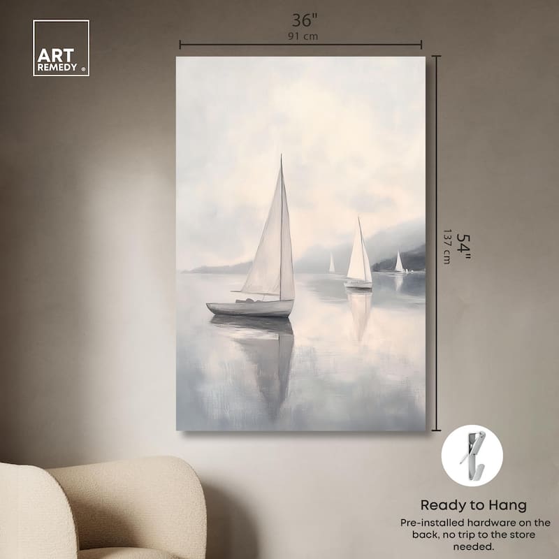 Dreaming of Sails Canvas by Art Remedy, Gallery Wrapped